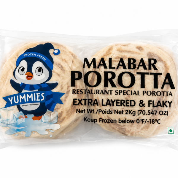 Restaurant paratha 2kg pc/8 CTN