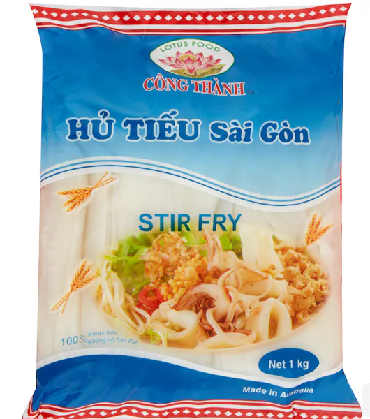 Cong Thanh Hu Tieu Sai Gon Stir Fry Noodles 1kg/20ctn