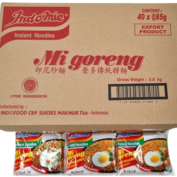 Indomie Mi Goreng Noodles 40pk/CTN